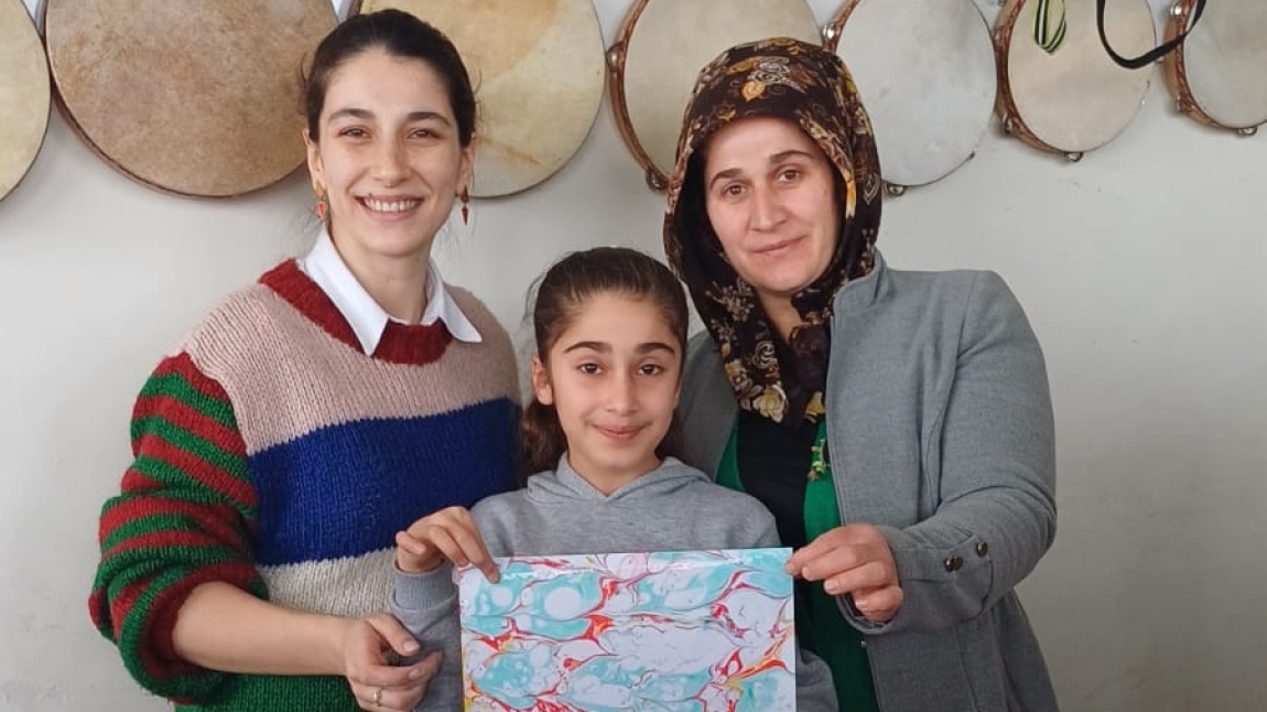 AİLEMLE EĞİTİM YOLCULUĞUM PROJESİ(EBRU ÇALIŞMASI)